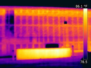 infrared cmu 300x225 - Infrared Block Wall Scan